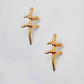 MU SILVER HAND-CRAFTED EARRING